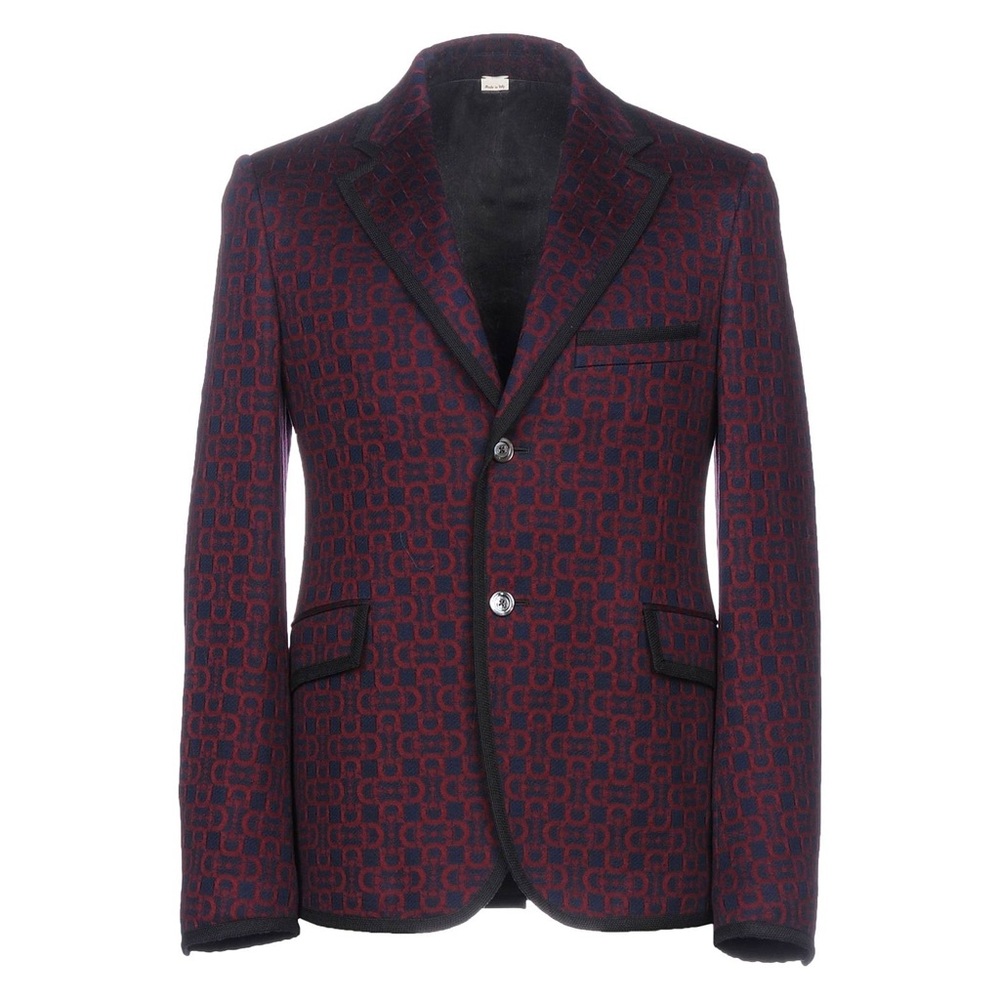 Gucci Men’s Jacket Size 40 (US) Navy & Burgundy